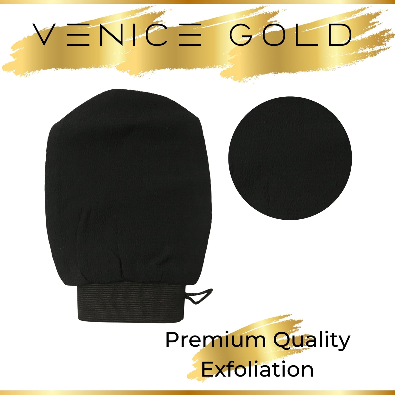 Exfoliator Mitt with Loop. Premium quality exfoliation